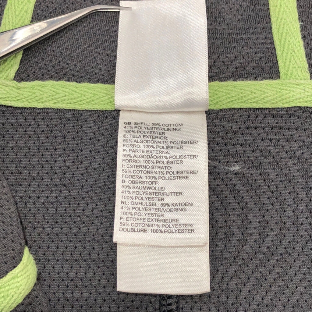 THE NORTH FACE ノースフェイス フルジップ パーカー アウトドア ブラック(メンズ L)中古 古着 U4899 1円スタート_画像4