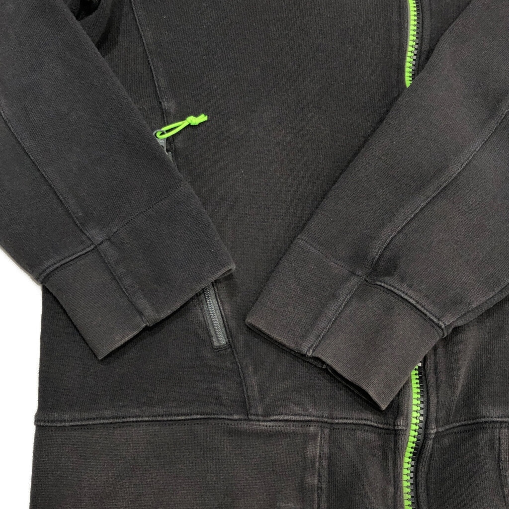 THE NORTH FACE ノースフェイス フルジップ パーカー アウトドア ブラック(メンズ L)中古 古着 U4899 1円スタート_画像6