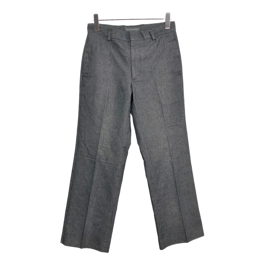 Banana Republic バナナリパブリック スラックスパンツ グレー(メンズ 30R)中古 古着 U4966 1円スタート_画像1