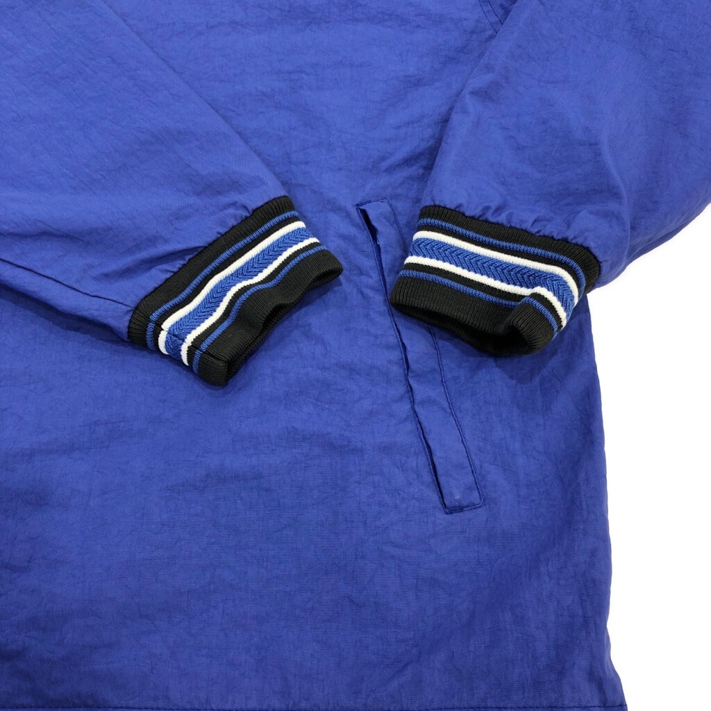 Champion チャンピオン Vネック プルオーバージャケット ブルー(メンズ M)中古 古着 U5581 1円スタート_画像5