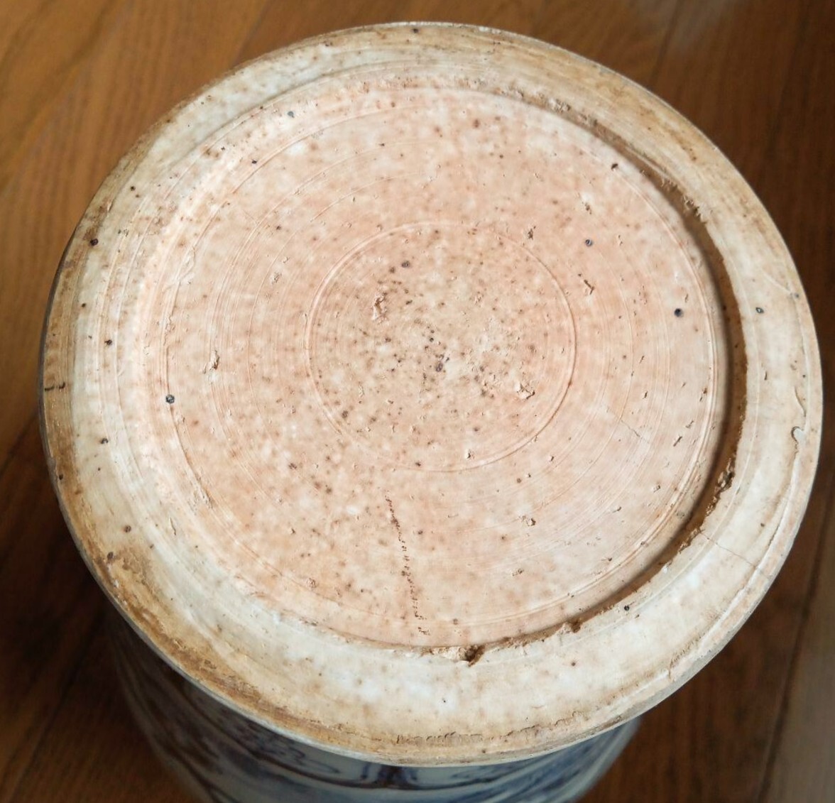 明時代　染付龍文花瓶　青花龍文花瓶　「状態良好・心温まる逸品」 　 /骨董茶道具茶碗唐物中国古玩煎茶具鉄瓶銀瓶茶托茶筒湯沸掛軸純銀　_画像10