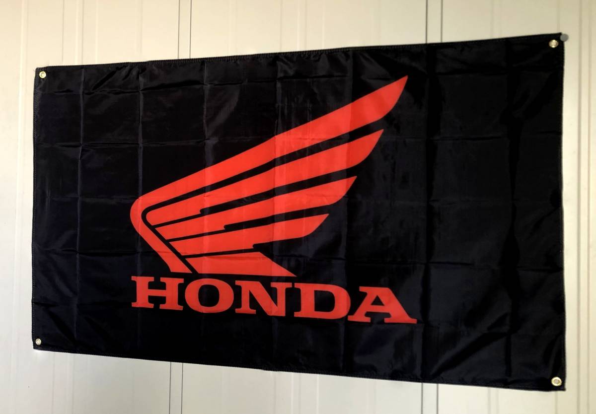 ★ガレージ装飾仕様★H05 ホンダ 旗 HONDA ガレージ雑貨 ホンダ フラッグ タペストリー ポスター _画像4
