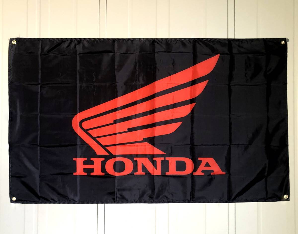 ★ガレージ装飾仕様★H05 ホンダ 旗 HONDA ガレージ雑貨 ホンダ フラッグ タペストリー ポスター _画像3