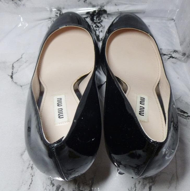 【美品】miu miu ミュウミュウ☆パンプス☆25ｃｍ☆黒☆_画像5