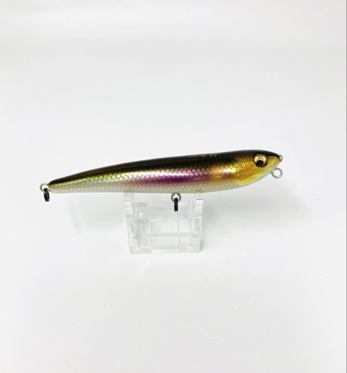 【極美品】メガバス MEGABASS ウッディー ドッグX 87mm 1/4oz GLXウッディーセツキアユ WOODY DOG-X ペンシルベイト ルアー 希少 レア_画像3