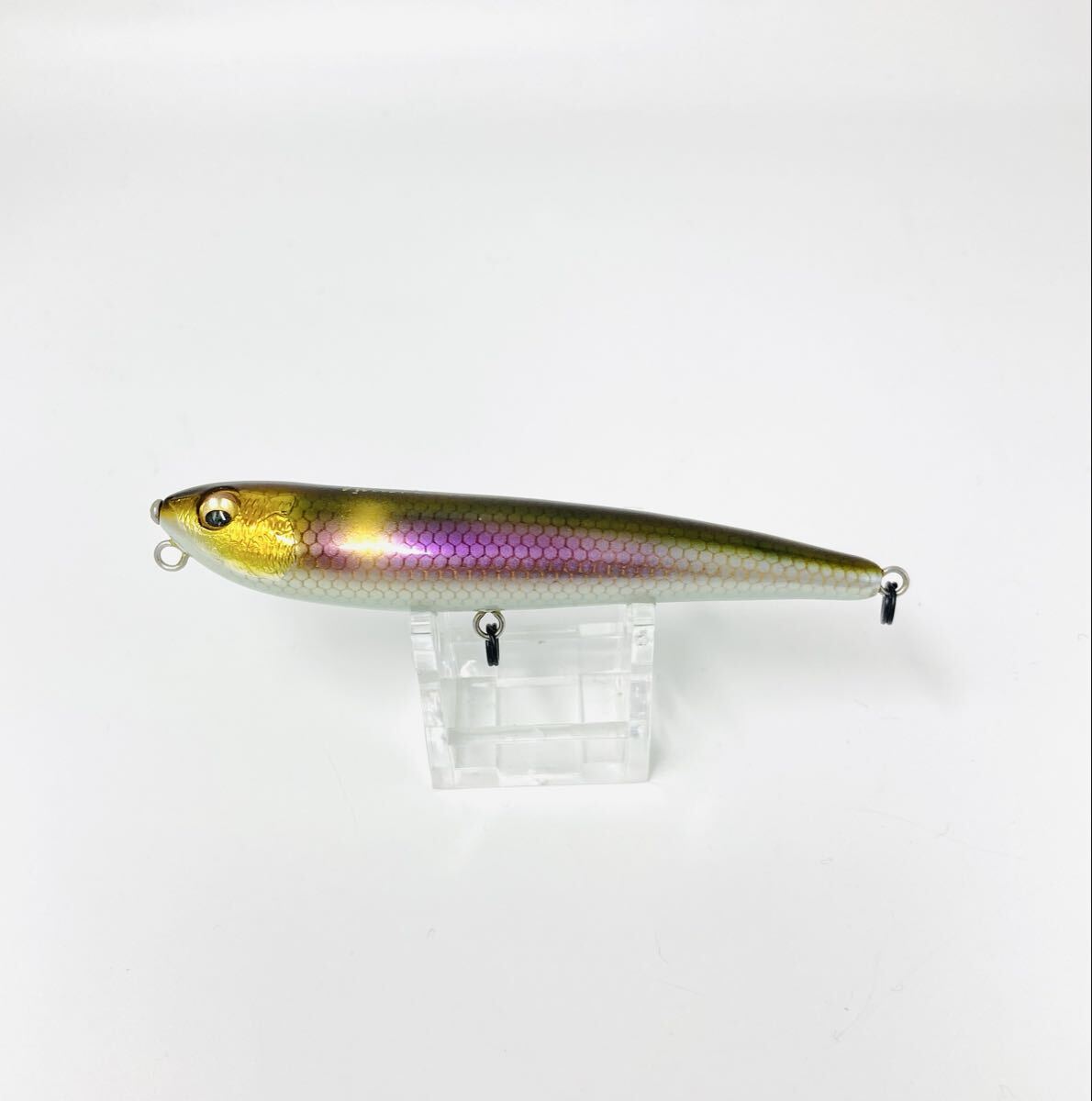 【極美品】メガバス MEGABASS ウッディー ドッグX 87mm 1/4oz GLXウッディーセツキアユ WOODY DOG-X ペンシルベイト ルアー 希少 レア_画像2