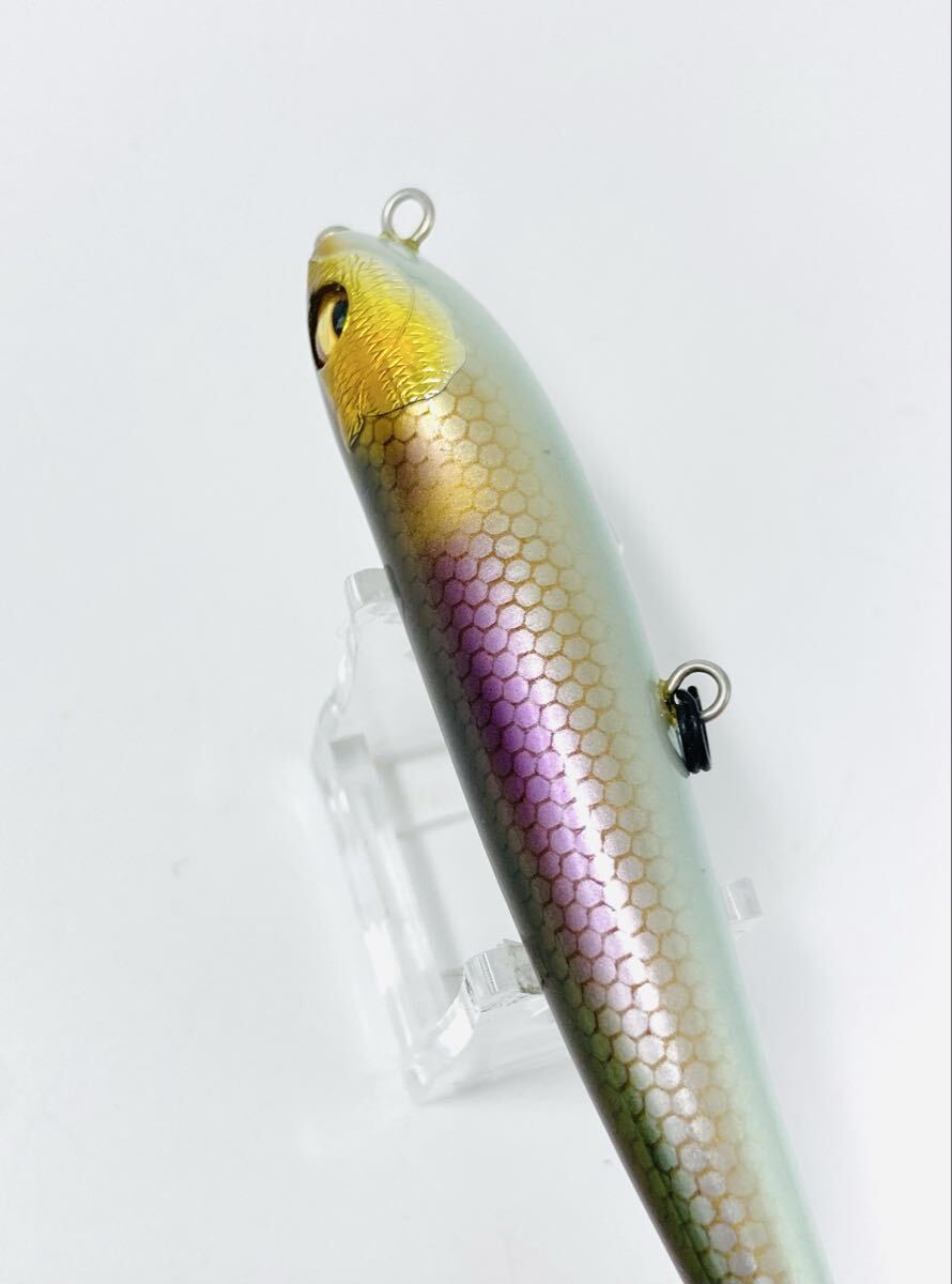 【極美品】メガバス MEGABASS ウッディー ドッグX 87mm 1/4oz GLXウッディーセツキアユ WOODY DOG-X ペンシルベイト ルアー 希少 レア_画像8
