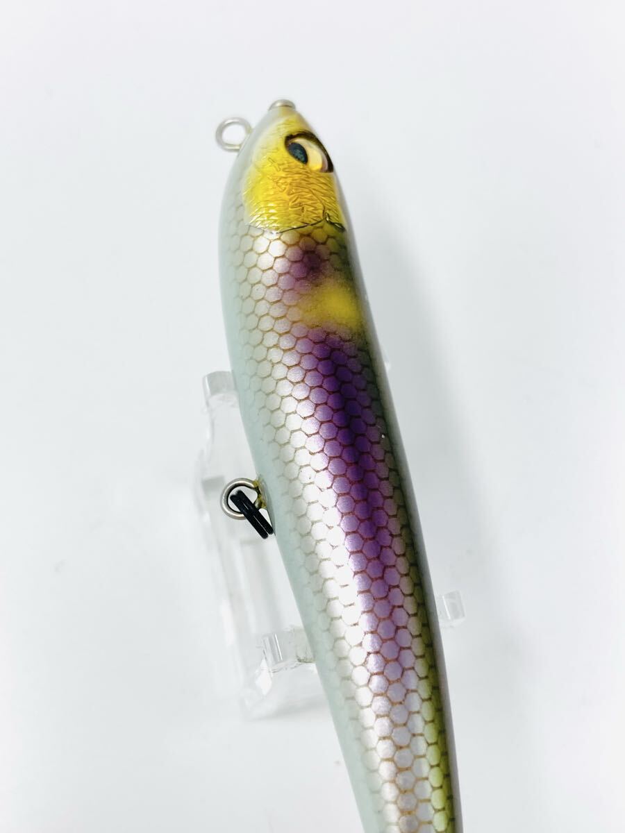 【極美品】メガバス MEGABASS ウッディー ドッグX 87mm 1/4oz GLXウッディーセツキアユ WOODY DOG-X ペンシルベイト ルアー 希少 レア_画像7