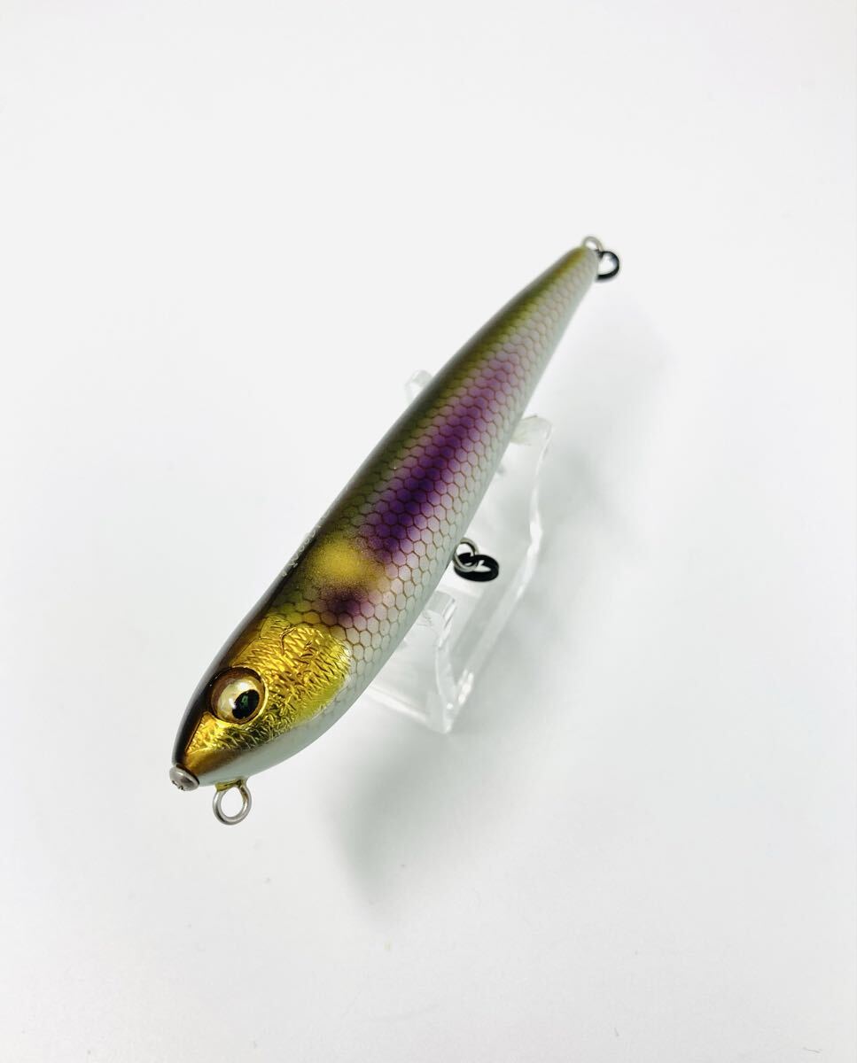 【極美品】メガバス MEGABASS ウッディー ドッグX 87mm 1/4oz GLXウッディーセツキアユ WOODY DOG-X ペンシルベイト ルアー 希少 レア_画像1