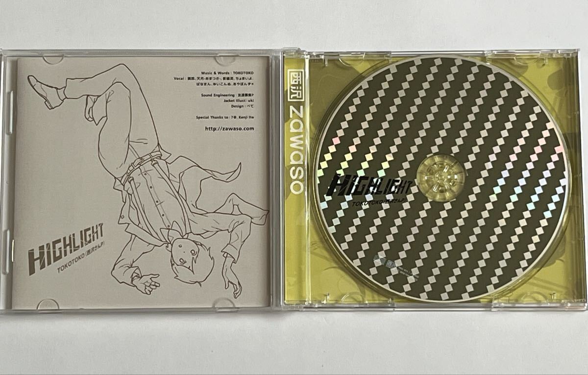 HIGHLIGHT 西沢さんP TOKOTOKO CD_画像2