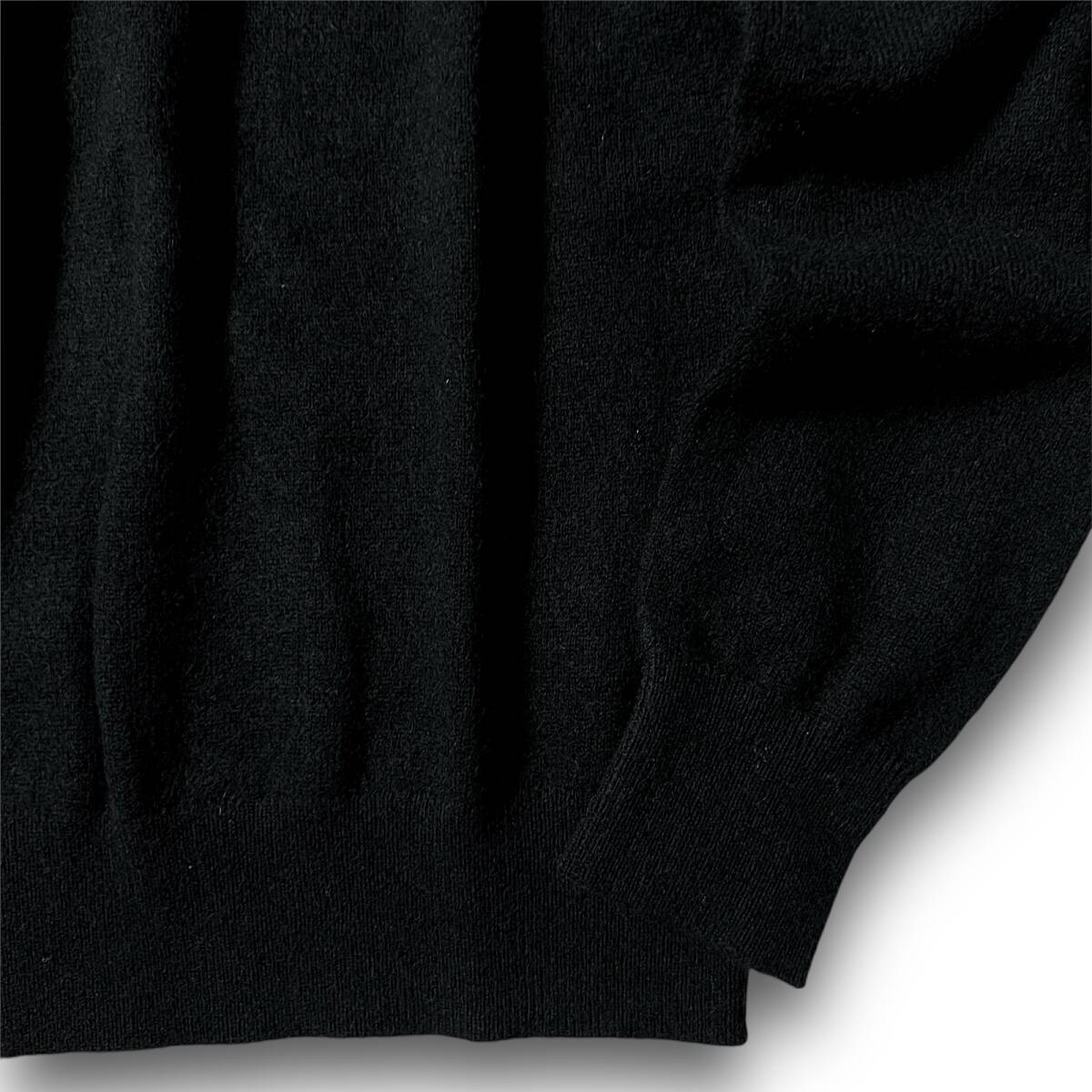 ◆新品 PEARLY GATES パーリーゲイツ 定価3.3万 ピュアカシミヤ ロゴ刺繍 長袖 クルーネック ニット セーター プルオーバー 1 M 秋冬 C601の画像4