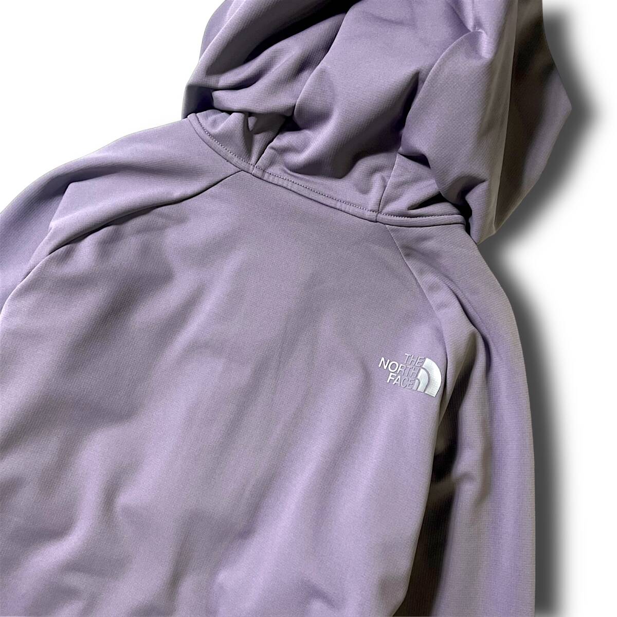 新品 THE NORTH FACE ノースフェイス BONINGTON HOODIE SP2 裏フリース ロゴ パーカー フルジップ ジャケット ブルゾン 秋冬 XL B8714_画像6