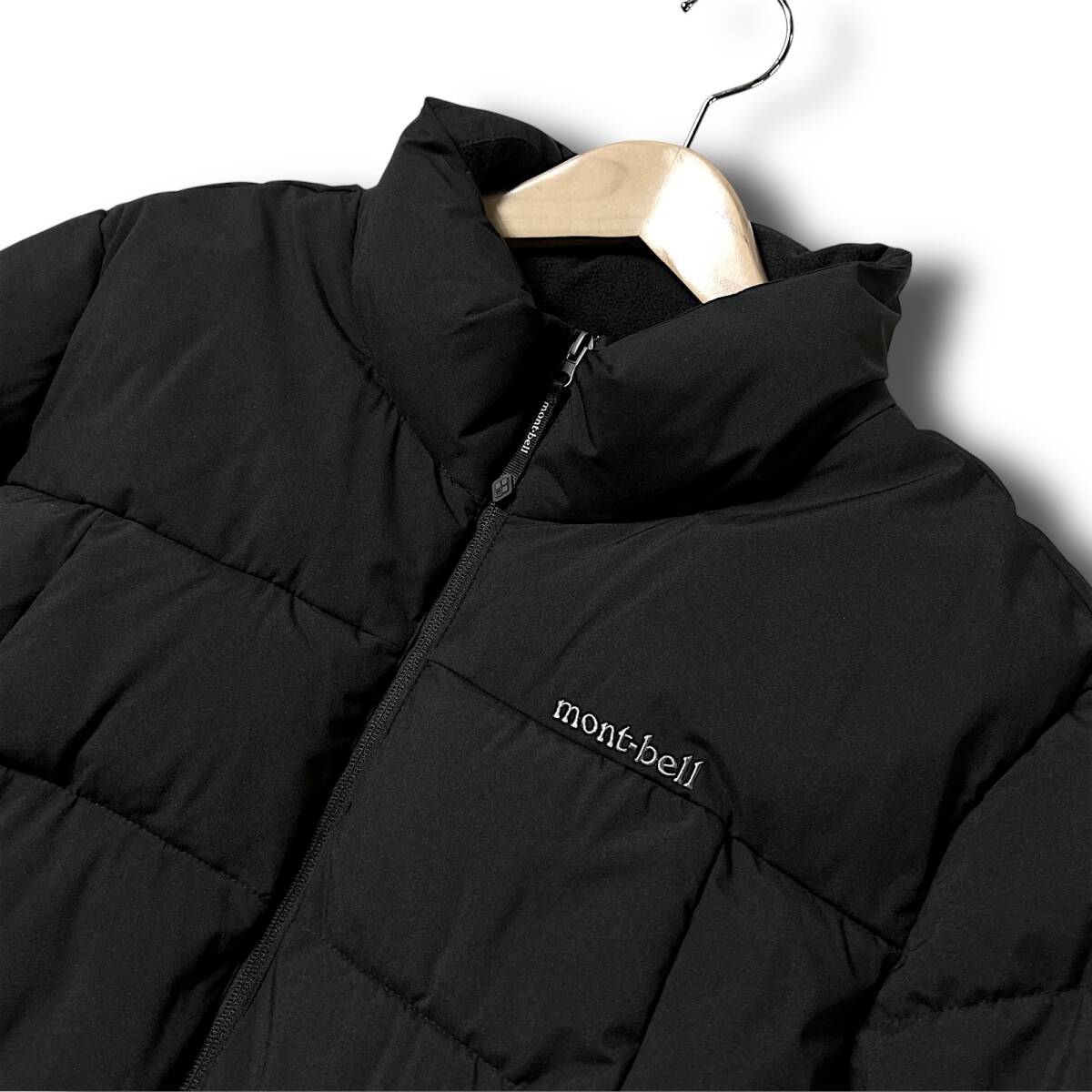 新品 mont-bell モンベル 定4.2万 撥水 防風 防寒 保温 高機能中綿エコダウン ハイネックエコダウンジャケット パデッドブルゾン 2XL B8748_画像3