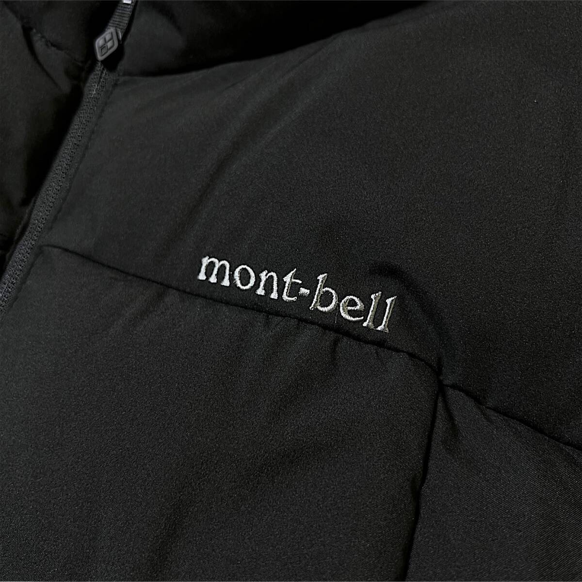 新品 mont-bell モンベル 定4.2万 撥水 防風 防寒 保温 高機能中綿エコダウン ハイネックエコダウンジャケット パデッドブルゾン 2XL B8748_画像6