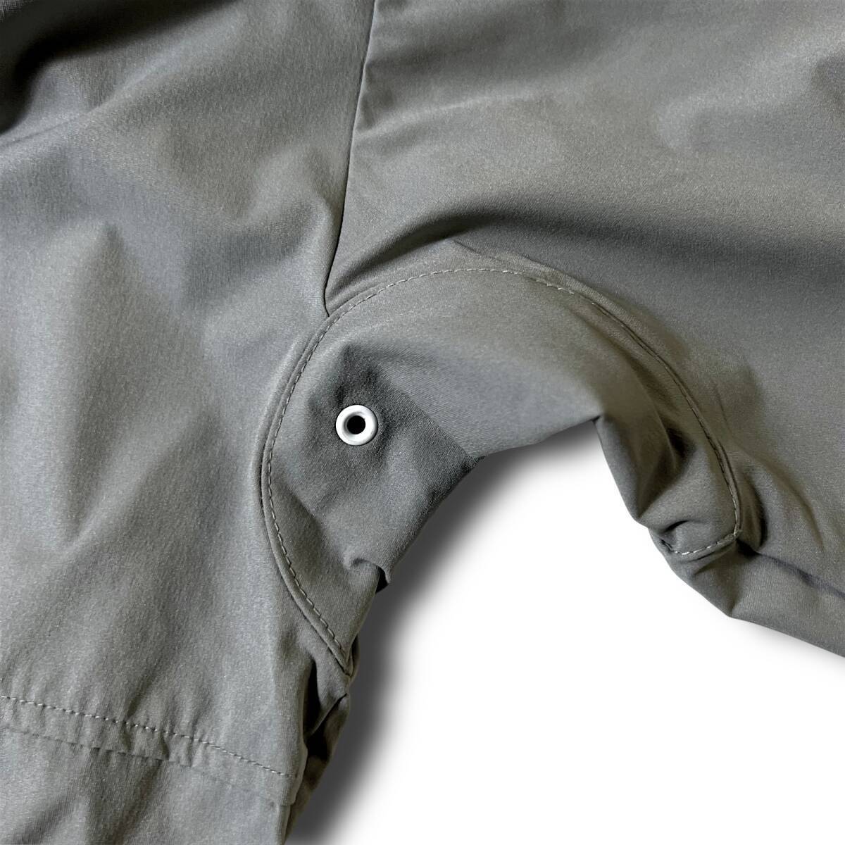 新品 AddElm アドエルム 定価2万 日本製 アクティブ素材 3D設計ストレッチ アノラックジャケット プルオーバー ゴルフにも最適 XL B8767_画像6