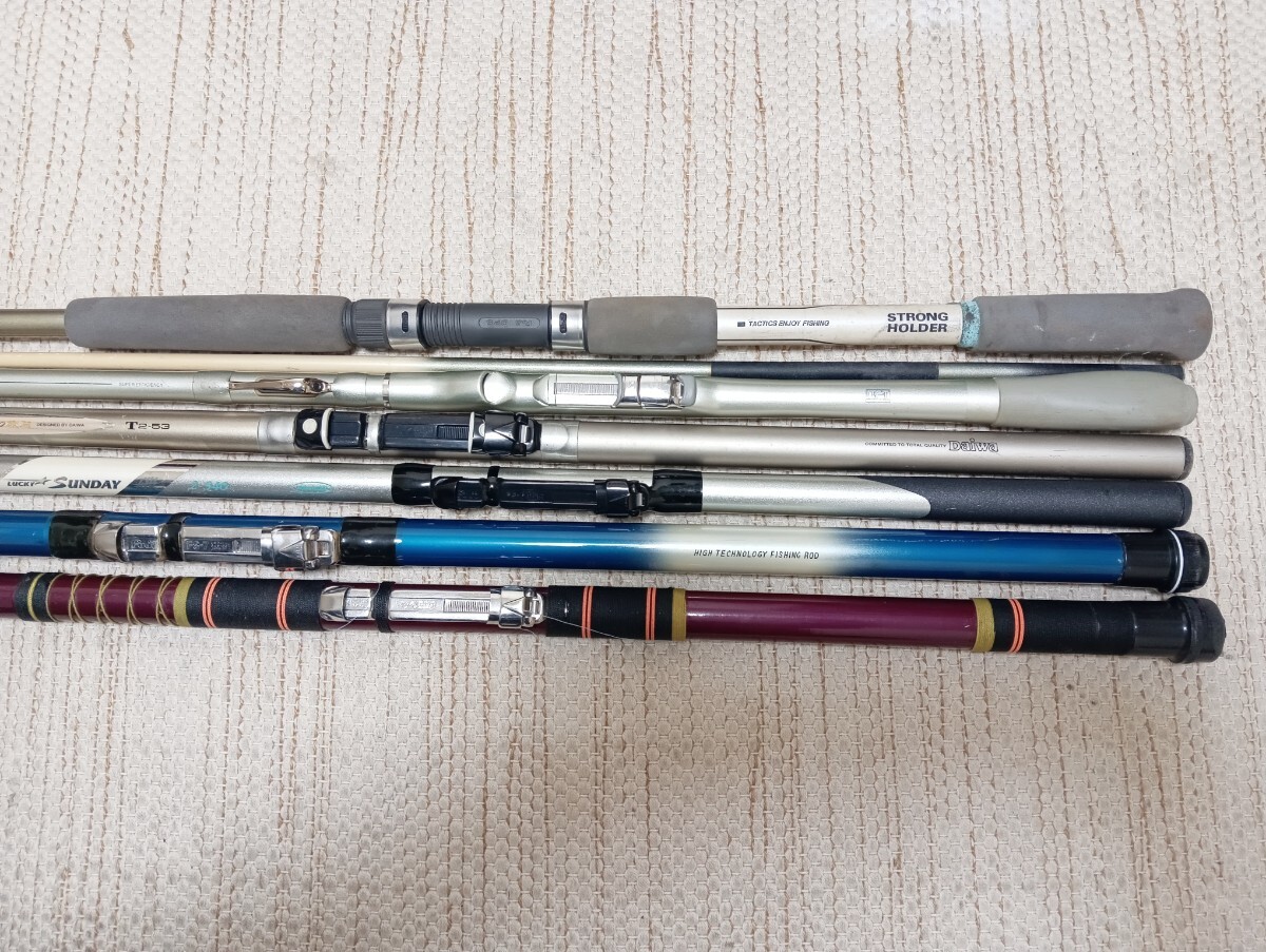【現状品】 釣り竿まとめ売りDaiwaダイワNFT等 フィッシング ロッド 磯竿　船竿　投げ竿など 釣竿 釣具_画像7