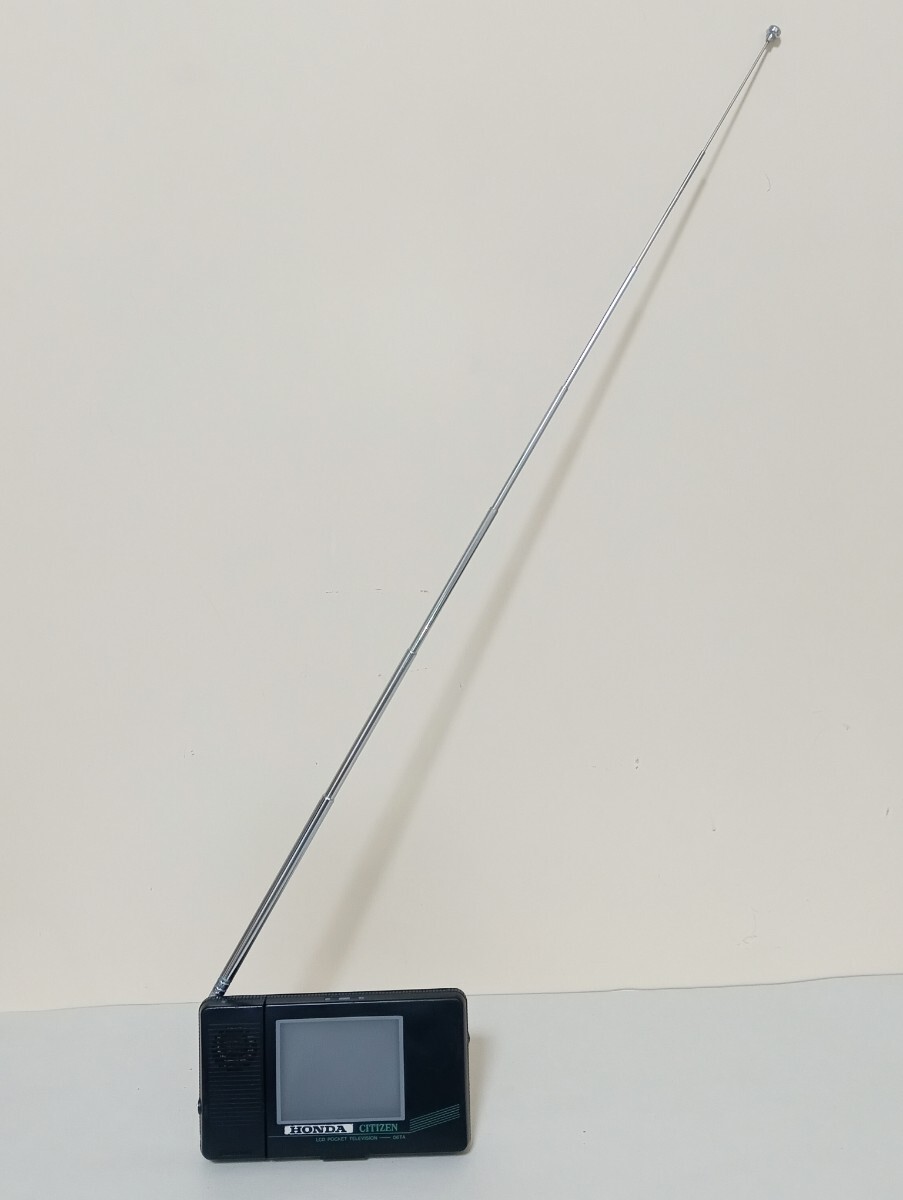 【希少品】CITIZENシチズン　ポータブルテレビLC-TV 06TA-OJ 通電確認済　ポケットテレビ　昭和レトロ　86製１−６月期ヴィンテージ現状品_画像10