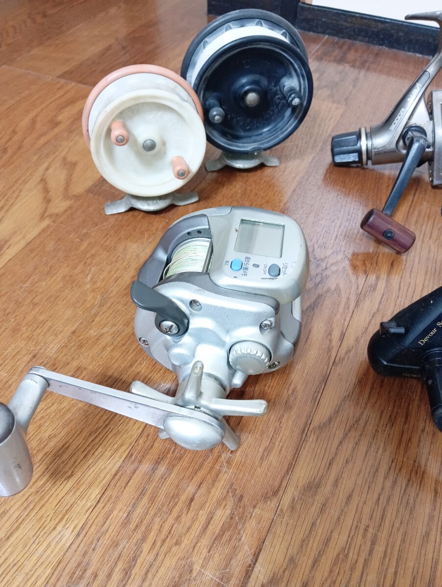 【現状品】 リールまとめ売り 釣具 Daiwa ダイワ SHIMANO シマノFUJIフジ OLYMPICオリムピック等　部品取り 釣り具 フィッシング_画像8