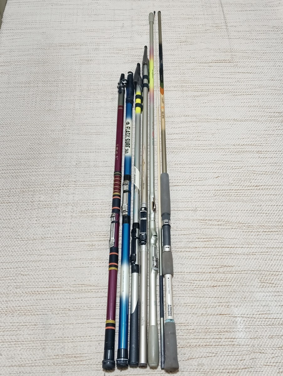 【現状品】 釣り竿まとめ売りDaiwaダイワNFT等 フィッシング ロッド 磯竿　船竿　投げ竿など 釣竿 釣具_画像1