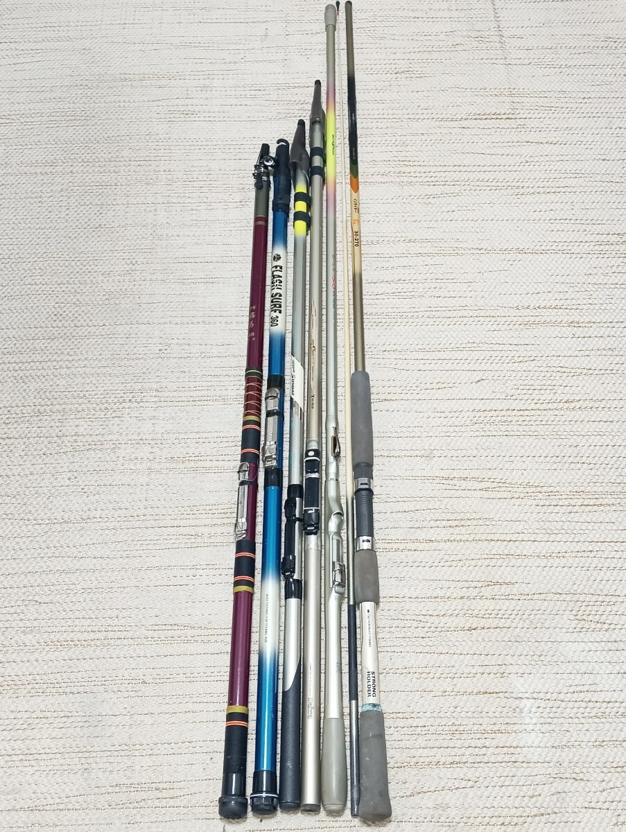 【現状品】 釣り竿まとめ売りDaiwaダイワNFT等 フィッシング ロッド 磯竿　船竿　投げ竿など 釣竿 釣具_画像3