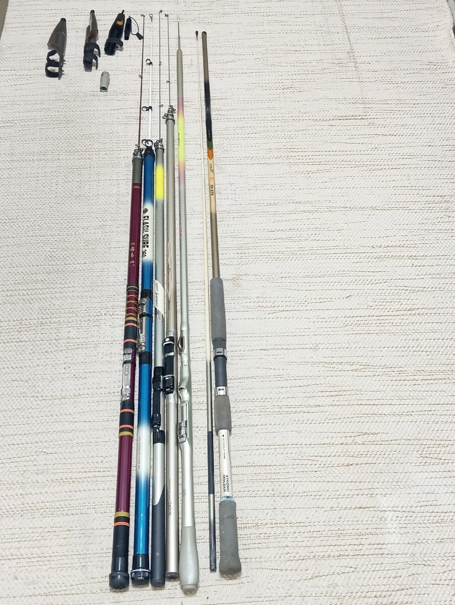 【現状品】 釣り竿まとめ売りDaiwaダイワNFT等 フィッシング ロッド 磯竿　船竿　投げ竿など 釣竿 釣具_画像4