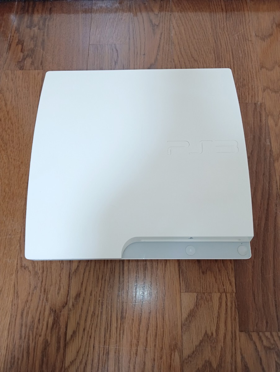 【現状品】 SONY PlayStation3 PS3 プレイステーション3 CECH-3000A ホワイト 本体のみ 動作未確認_画像1