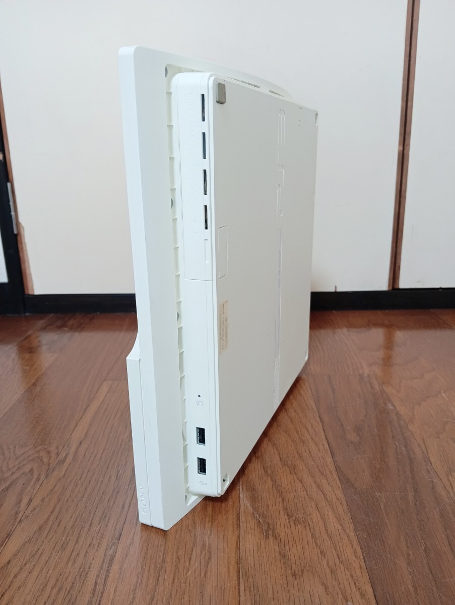 【現状品】 SONY PlayStation3 PS3 プレイステーション3 CECH-3000A ホワイト 本体のみ 動作未確認_画像7