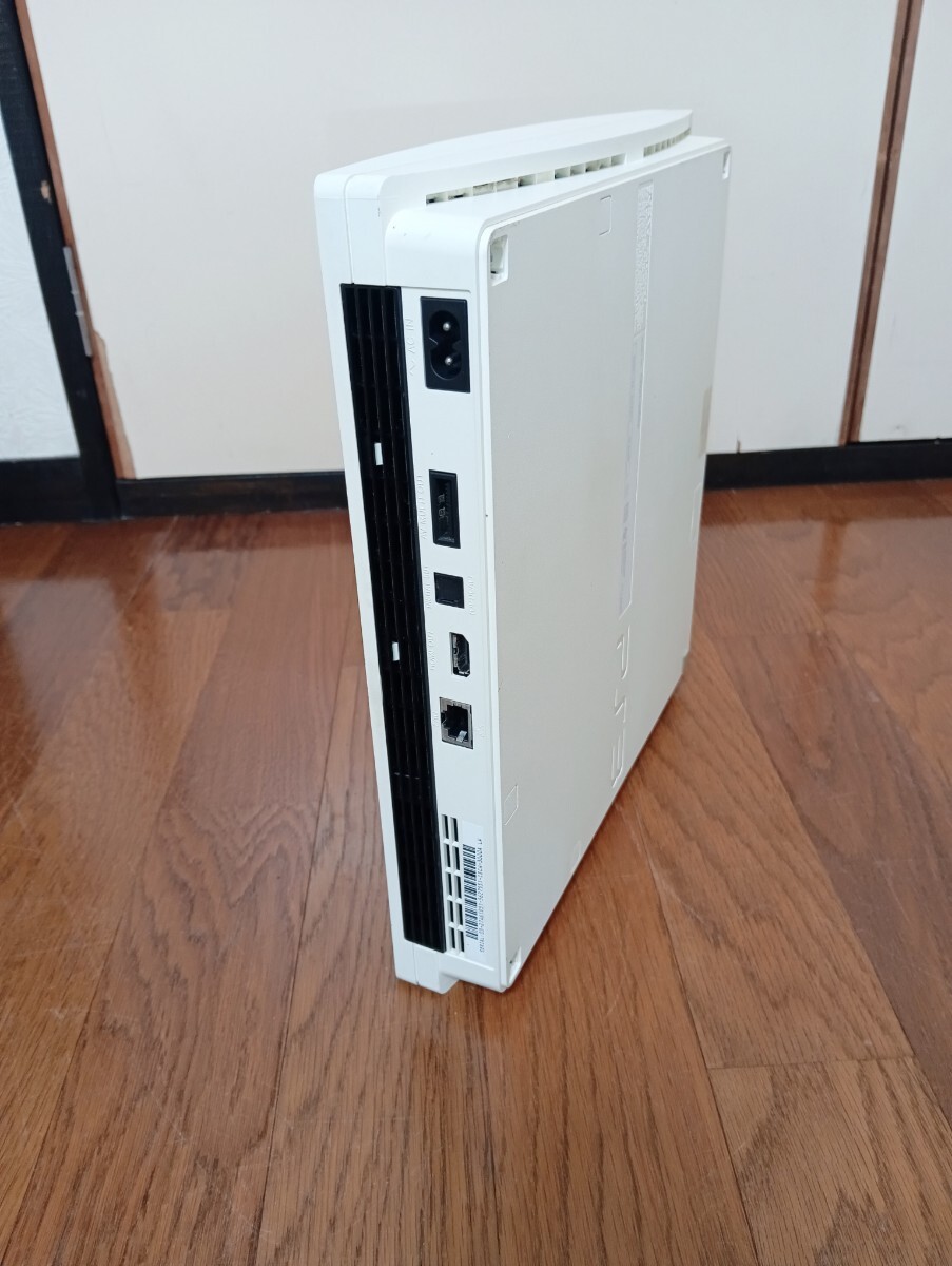 【現状品】 SONY PlayStation3 PS3 プレイステーション3 CECH-3000A ホワイト 本体のみ 動作未確認_画像9