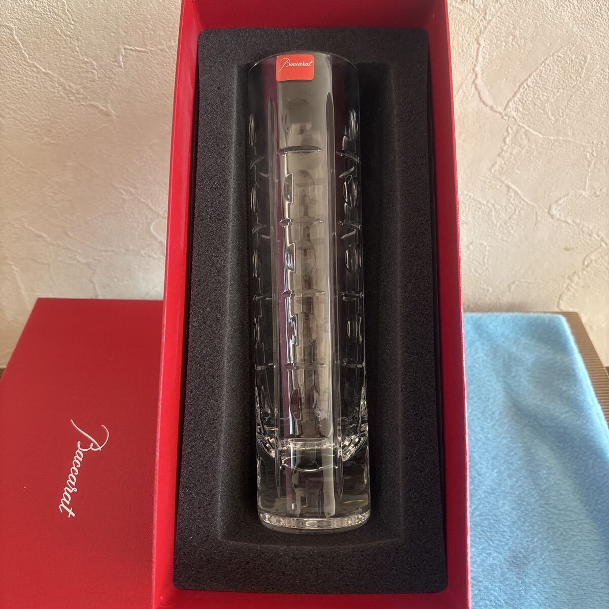 『未使用』バカラ 一輪挿し エキノックス フラワーベース Baccarat クリスタル 箱付_画像2