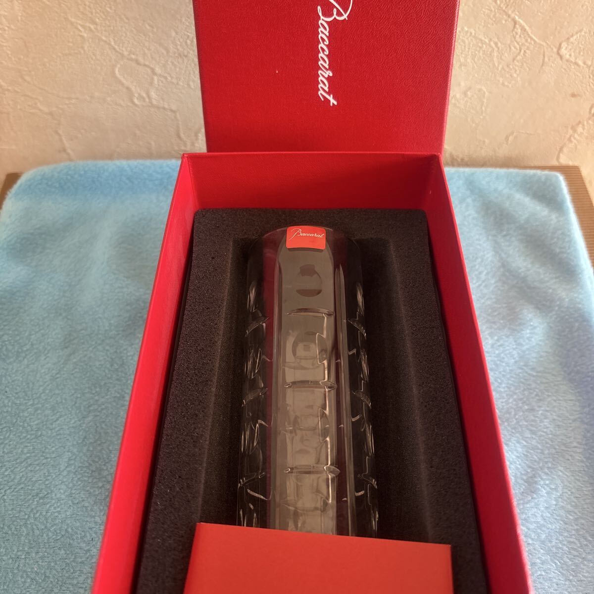 『未使用』バカラ 一輪挿し エキノックス フラワーベース Baccarat クリスタル 箱付_画像7