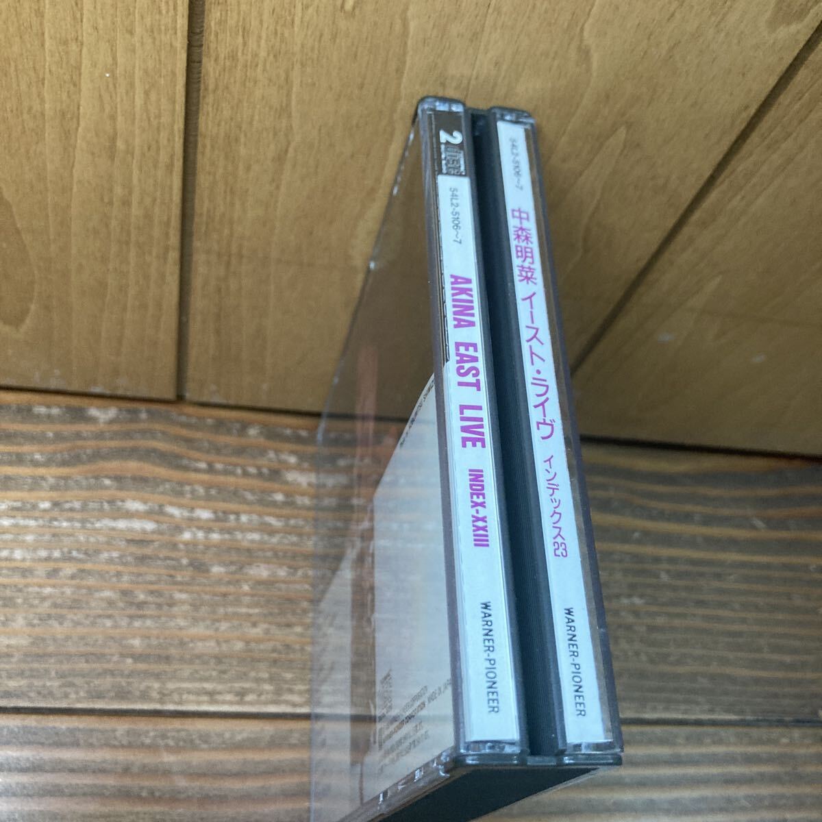 【帯付】AKINA EAST LIVE INDEX-XXIII 24Kゴールド 24k gold 中森明菜 インデックス23 2CD_画像3