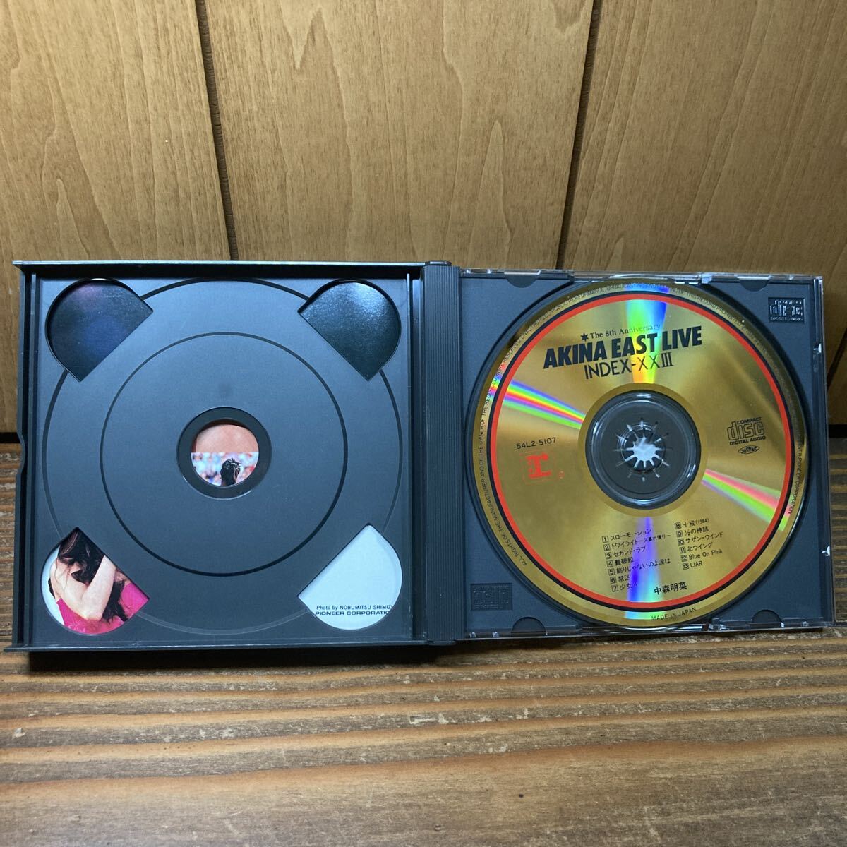 【帯付】AKINA EAST LIVE INDEX-XXIII 24Kゴールド 24k gold 中森明菜 インデックス23 2CD_画像5