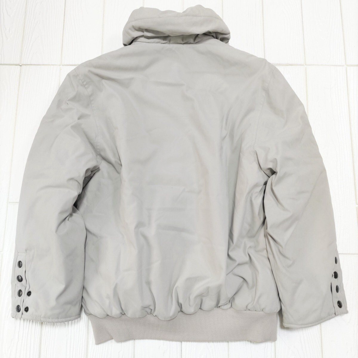 美品★INSCRIPTION RYKIEL/ソニアリキエルダウン風 中綿ジャケット 裏地シルク アイボリー 白系 軽い ふわふわ ゆったりデザイン 送料無料_画像5