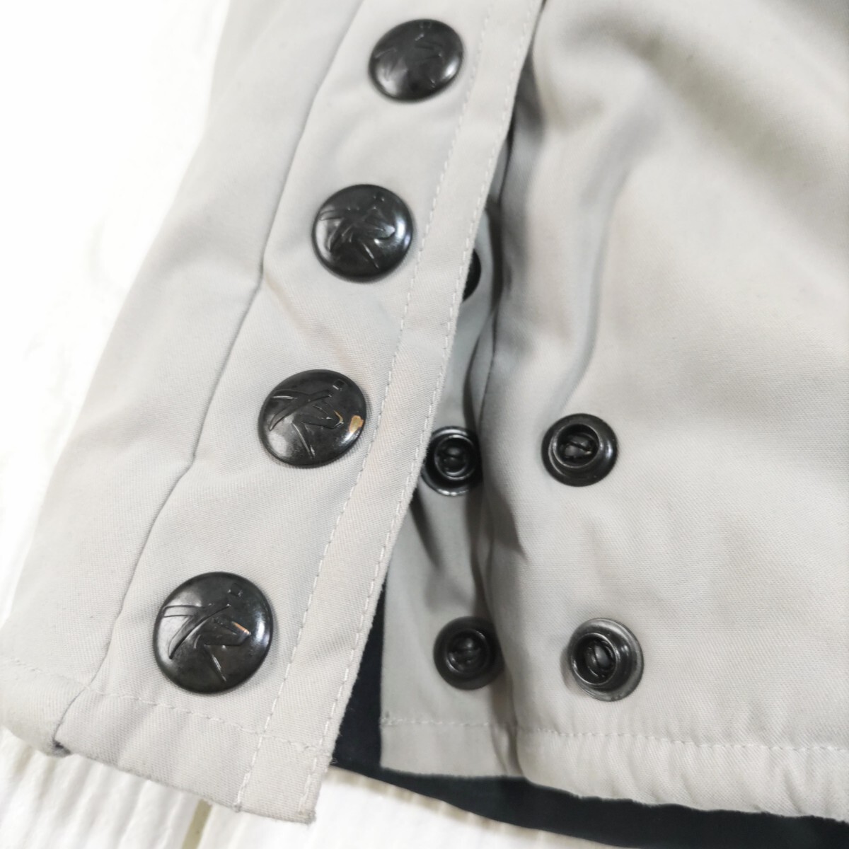 美品★INSCRIPTION RYKIEL/ソニアリキエルダウン風 中綿ジャケット 裏地シルク アイボリー 白系 軽い ふわふわ ゆったりデザイン 送料無料_画像7