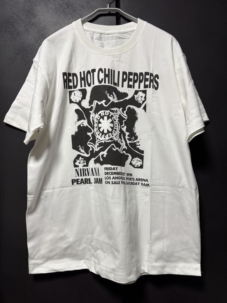RHCP_NIRVANA_PEARL JAM T_shits XL Tagless RED HOT CHILI PEPPERSre Chile Rock RAGE Linkin Park Limp KORN