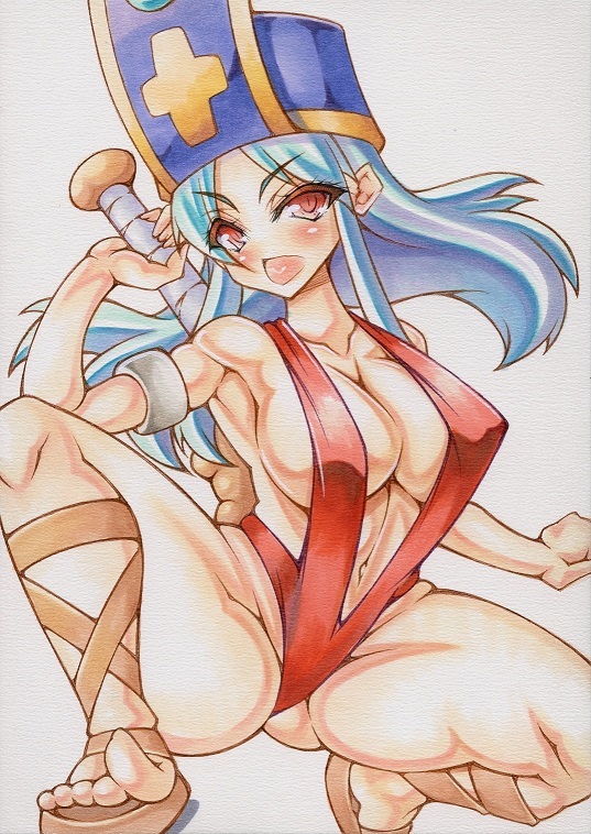 同人手描きイラスト 女僧侶の画像3