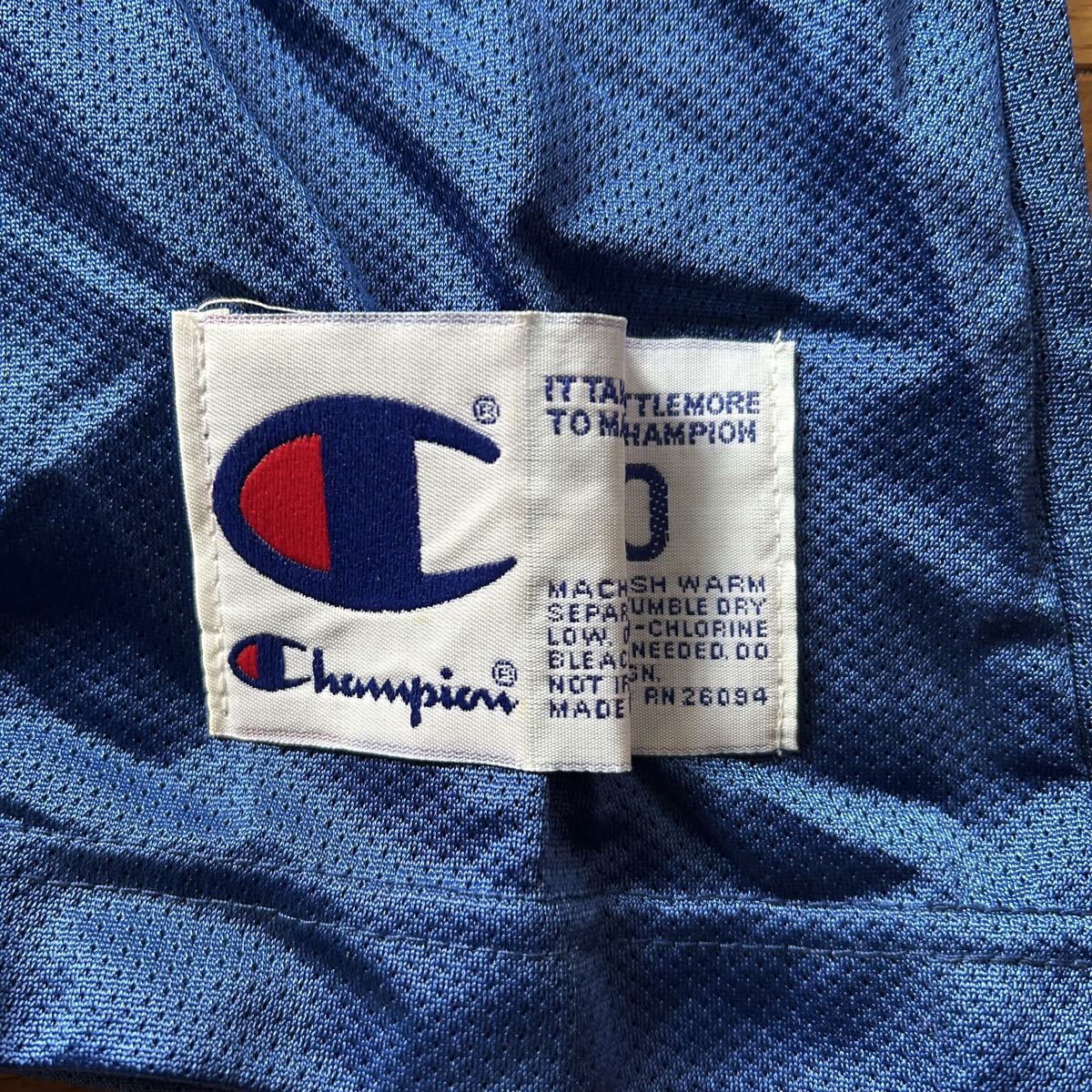 90s USA製 Champion NBA New York Knicks ゲームシャツ STARKS ニューヨーク ニックス_画像4