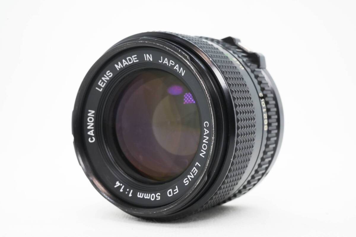 [美品] Canon AE-1 PROGRAM+Canon NEW FD 50mm f1.4 単焦点レンズセット キャノン MFレンズ 一眼フィルム_画像7