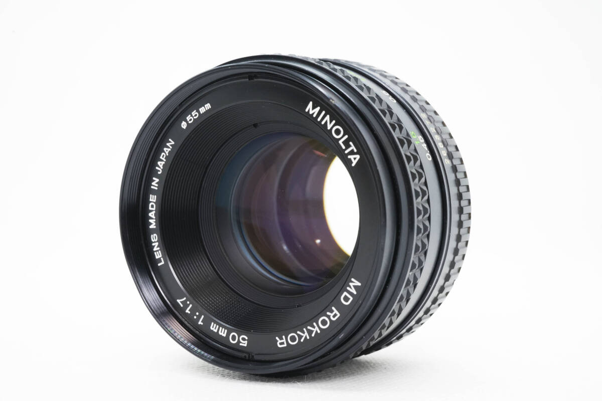 [並品] MINOLTA XD-S 黒 + MINOLTA MD ROKKOR 50mm f/1.7 MFレンズ ミノルタ 一眼レフカメラ_画像7