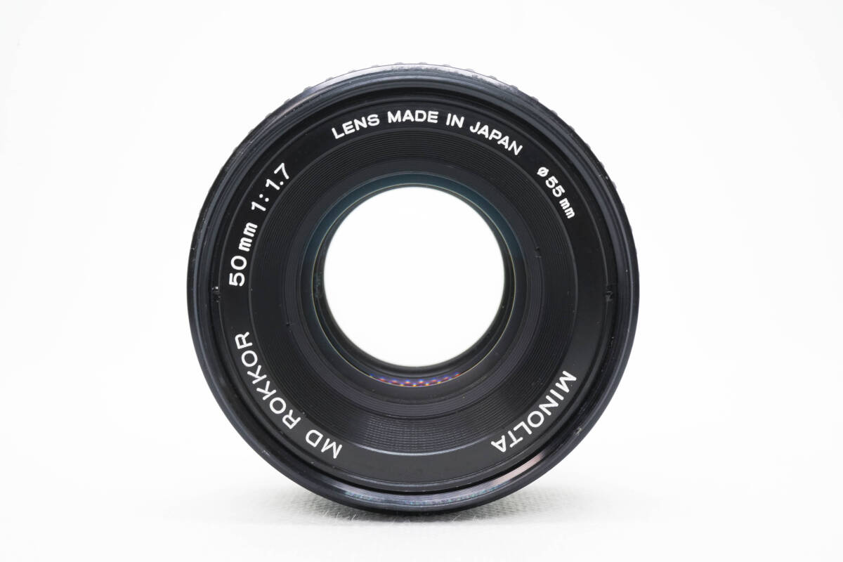 [並品] MINOLTA XD-S 黒 + MINOLTA MD ROKKOR 50mm f/1.7 MFレンズ ミノルタ 一眼レフカメラ_画像9