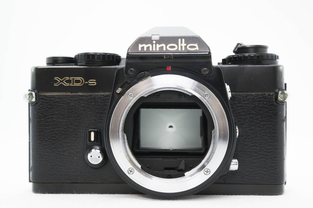 [並品] MINOLTA XD-S 黒 + MINOLTA MD ROKKOR 50mm f/1.7 MFレンズ ミノルタ 一眼レフカメラ_画像2