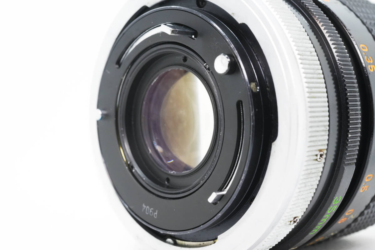 [希少品] Canon FD 35mm F2 S.S.C. 凹みレンズ　35/1:2　キャノン　FD S.S.C　MFレンズ キヤノン_画像4