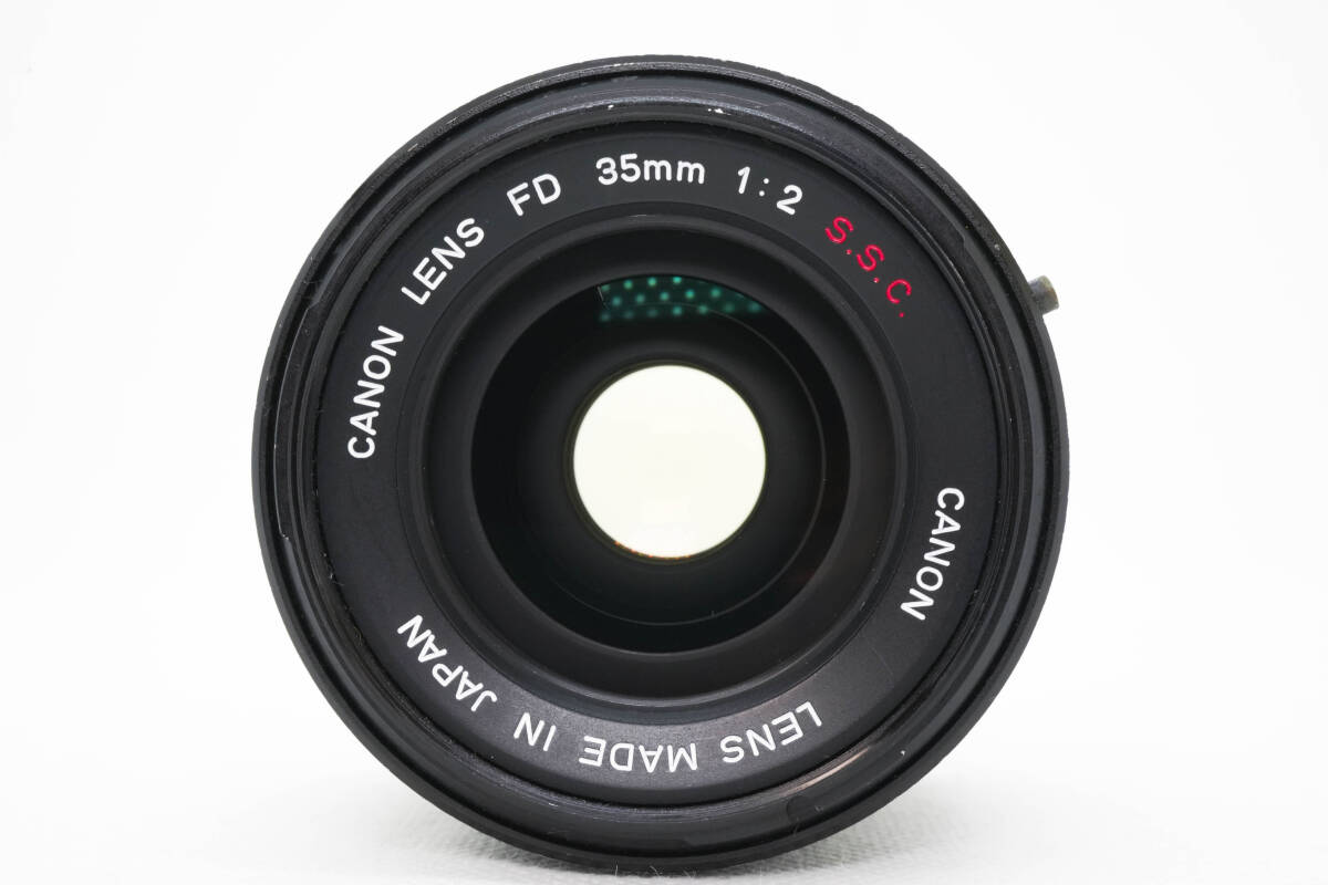[希少品] Canon FD 35mm F2 S.S.C. 凹みレンズ　35/1:2　キャノン　FD S.S.C　MFレンズ キヤノン_画像2