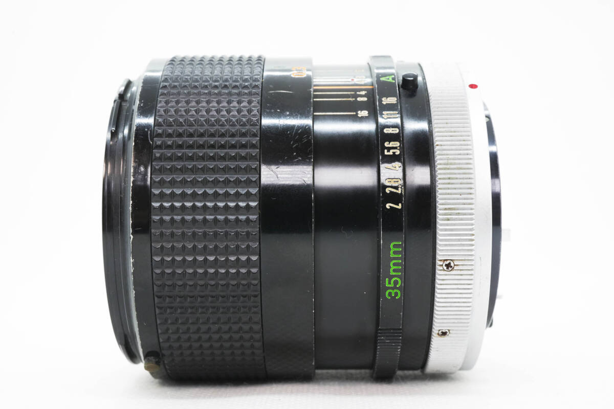 [希少品] Canon FD 35mm F2 S.S.C. 凹みレンズ　35/1:2　キャノン　FD S.S.C　MFレンズ キヤノン_画像7
