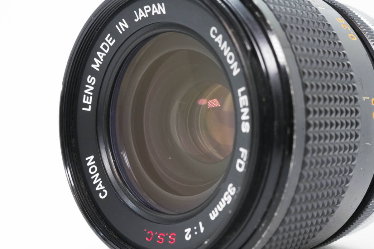 [希少品] Canon FD 35mm F2 S.S.C. 凹みレンズ　35/1:2　キャノン　FD S.S.C　MFレンズ キヤノン_画像6