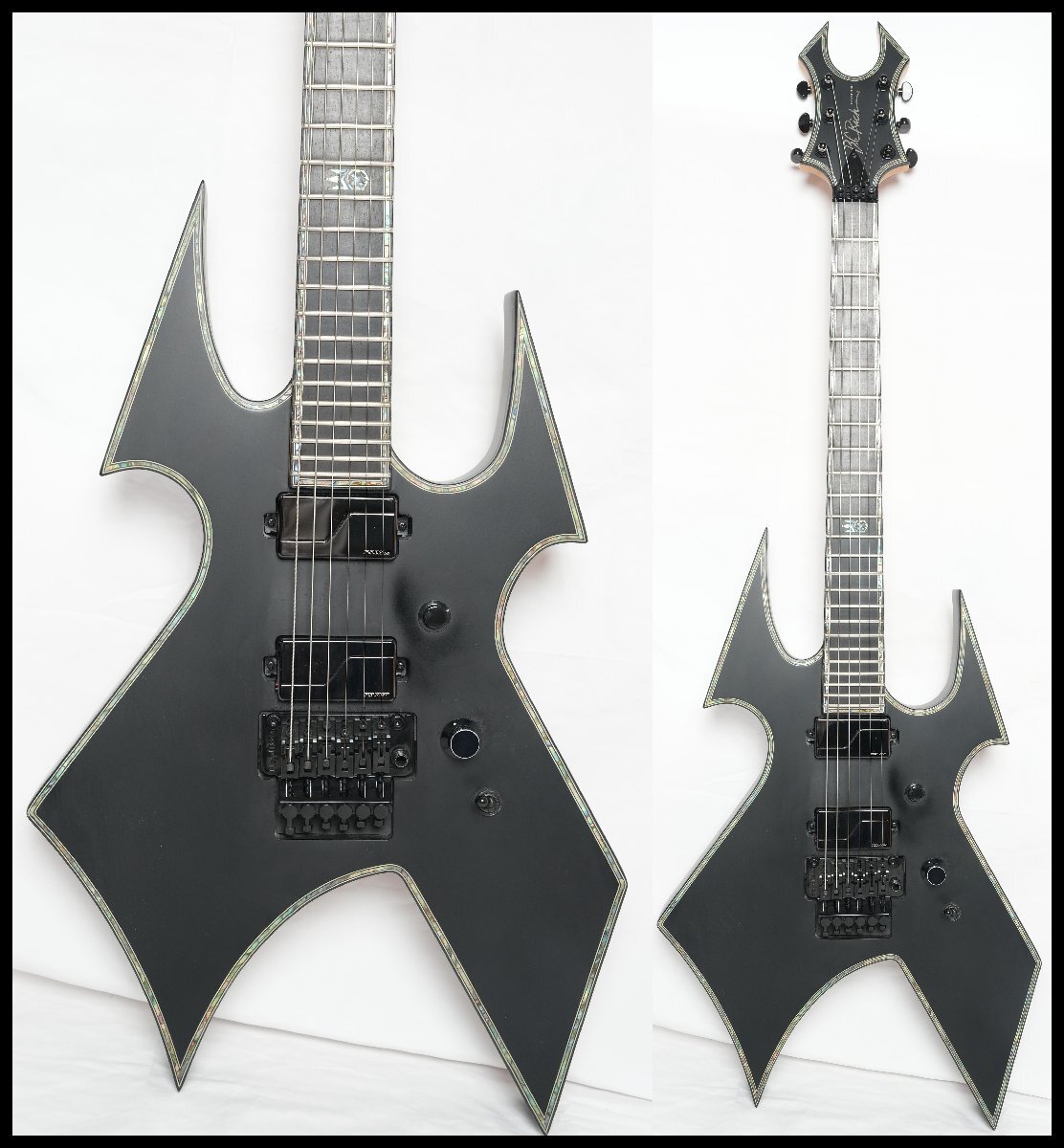 ★B.C.Rich★WARBEAST EXTREAM w/Froyd Rose Matt Black スルーネック 超美品★_画像1