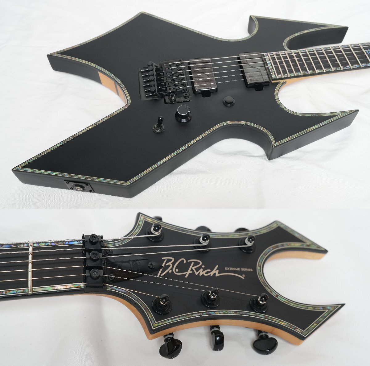 ★B.C.Rich★WARBEAST EXTREAM w/Froyd Rose Matt Black スルーネック 超美品★_画像3