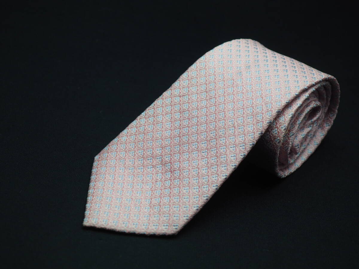 美品【VALENTINO ヴァレンティノ】 G1139 ピンク系 SILK ブランド ネクタイ 古着 良品 転売 仕入_画像2