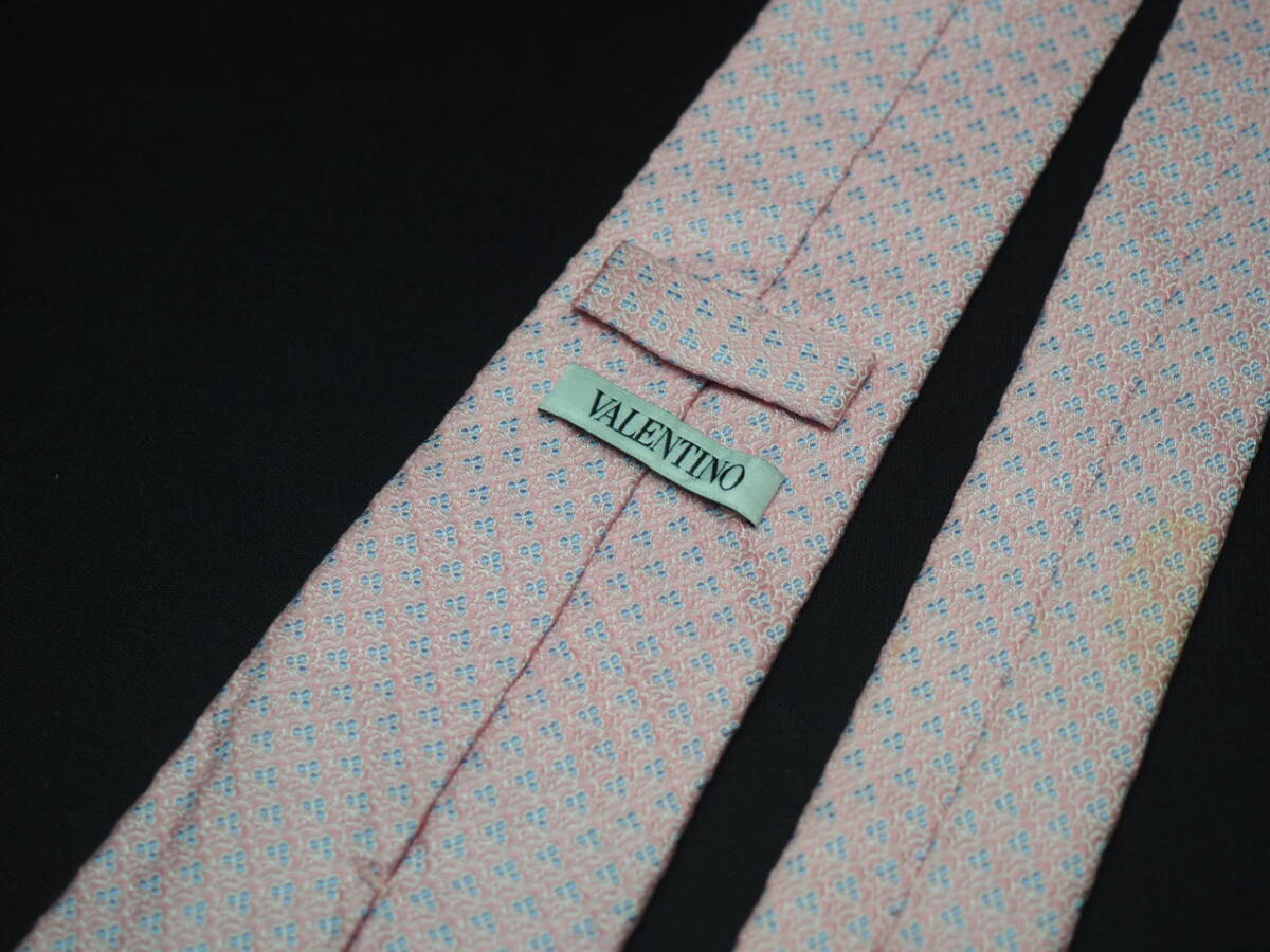 美品【VALENTINO ヴァレンティノ】 G1139 ピンク系 SILK ブランド ネクタイ 古着 良品 転売 仕入_画像5