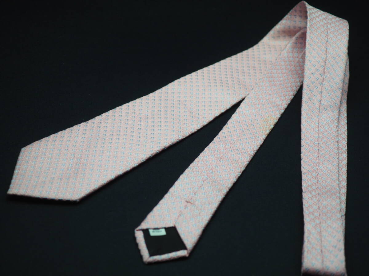 美品【VALENTINO ヴァレンティノ】 G1139 ピンク系 SILK ブランド ネクタイ 古着 良品 転売 仕入_画像7